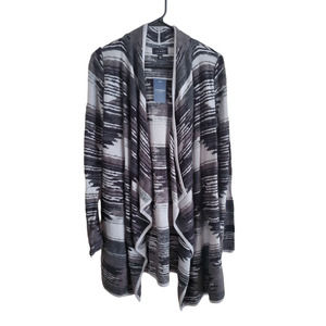 NWT Lucky Brand Black and Grey Fall Cardigan